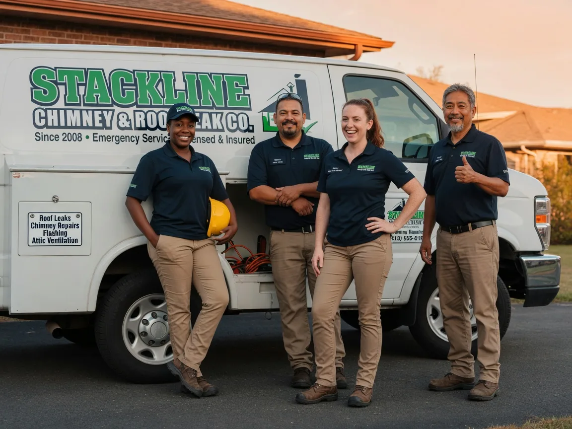 Chimney flashing repair company in Geronimo, OK